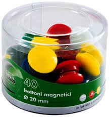 BOTTONI MAGNETICI 30MM PZ.20
