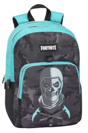 FORTNITE - ZAINO ORGANIZZATO - NERO AZZURRO