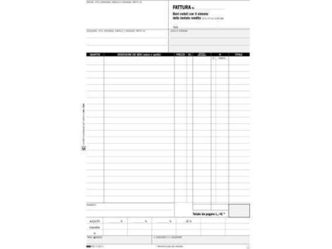 FATTURA TENTATA VENDITA - 50X2 AUTORICALCANTI