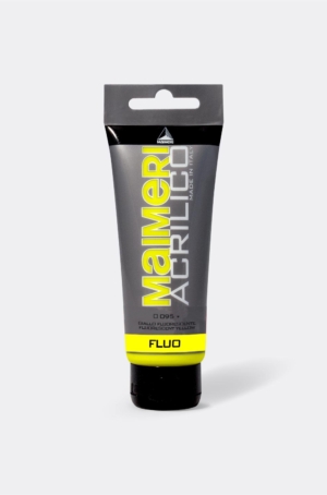 ACRILICO TUBETTO 75ML 095  GIALLO FLUO