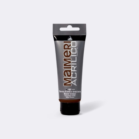 ACRILICO TUBETTO 492 75ML TERRA D'OMBRA BRUCIATA