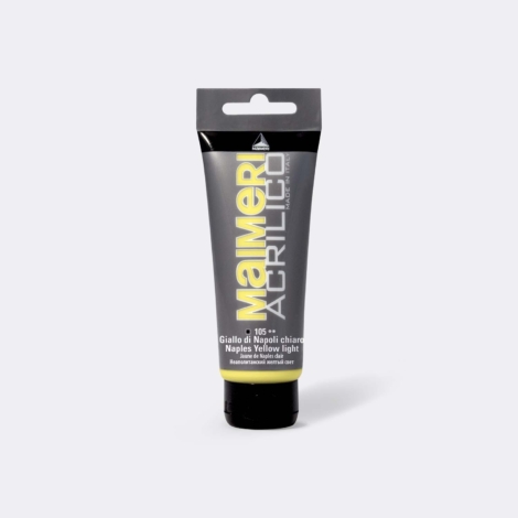ACRILICO TUBETTO 75ML 105 GIALLO DI NAPOLI CHIARO