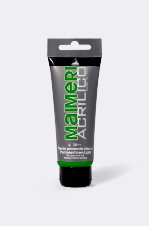 ACRILICO TUBETTO 75ML 339 VERDE PERMANTE CHIARO