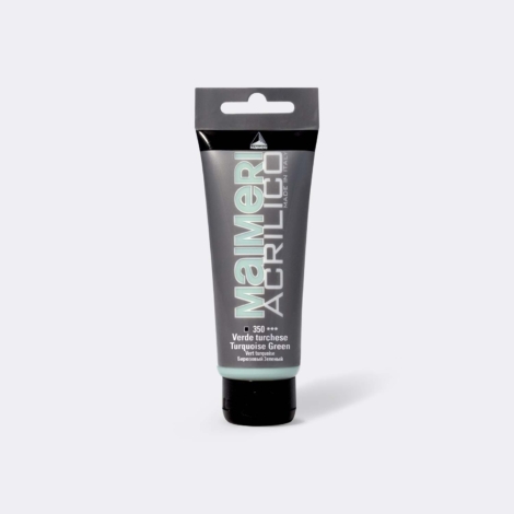 ACRILICO TUBETTO 75ML 350 VERDE TURCHESE