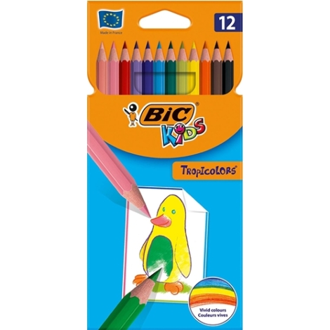 PASTELLI - TROPICOLORS - BIC KIDS 12PZ.