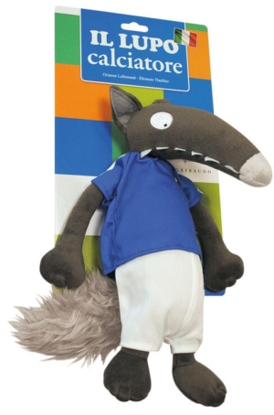 IL LUPO CALCIATORE - AMICO LUPO - CON PELUCHE