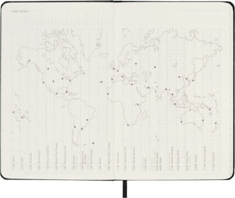MOLESKINE AGENDA NERO CLASSIC 2022 SETTIMANALE VERTICALELARGE 13X21 RIGIDA