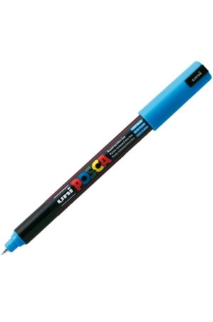UNI POSCA  PC-1MR  PUNTA 0,7MM  AZZURRO