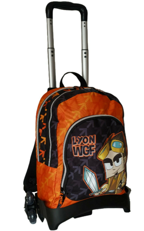 ZAINO ORGANIZZATO TROLLEY STACCABILE LYON GAMER