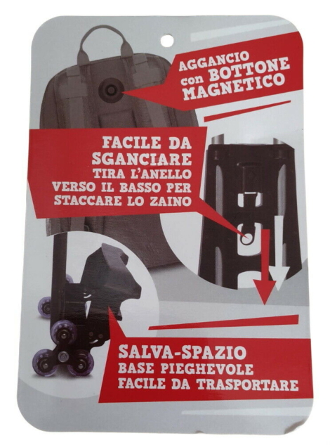 ZAINO ORGANIZZATO TROLLEY STACCABILE LYON GAMER