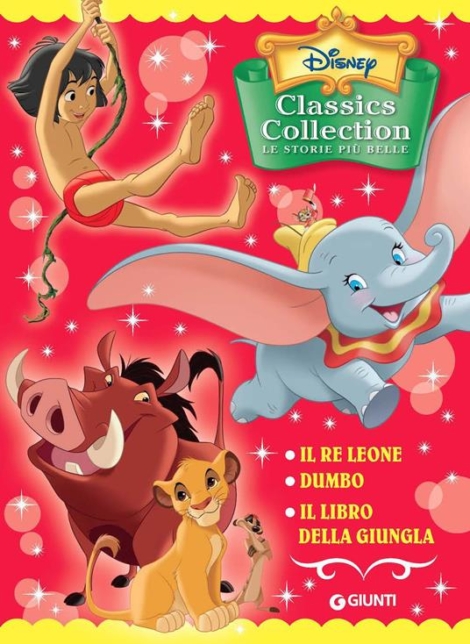 DISNEY CLASSICS COLLECTION - IL RE LEONE , DUMBO, IL LIBRO DELLA GIUNGLA