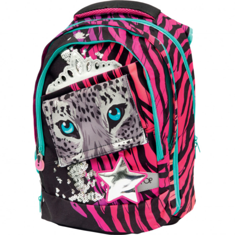 ZAINO SCUOLA ESTENSIBILE 3 SCOMPARTI ROUND REBEL GOPOP