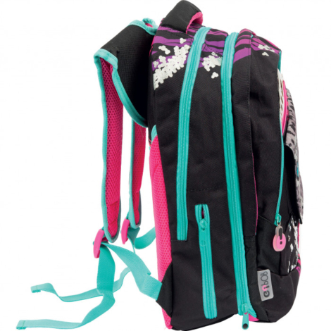 ZAINO SCUOLA ESTENSIBILE 3 SCOMPARTI ROUND REBEL GOPOP