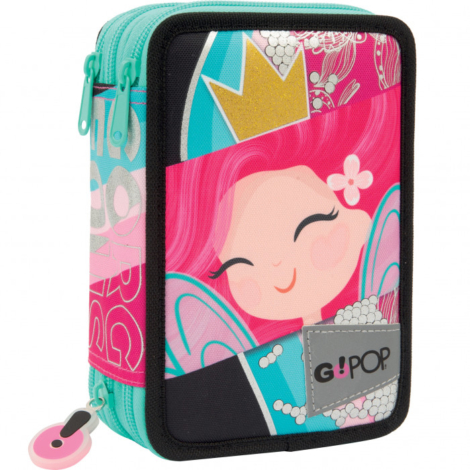 ASTUCCIO 3 ZIP CON CORREDO PRINCESS GOPOP