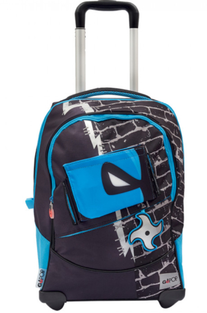 ZAINO TROLLEY GOPOP 2 RUOTE NINJA