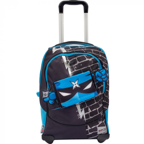 ZAINO TROLLEY GOPOP 2 RUOTE NINJA
