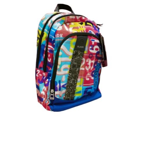 ZAINO TROLLEY SCUOLA STACCABILE FLASH COMIX MAD PLATE