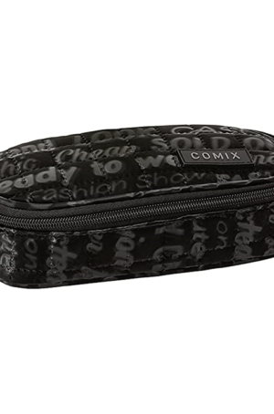 ASTUCCIO OVALE COMIX QUILTED BLACK