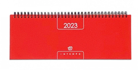 AGENDA TASCABILE SETTIMANALE 2025  INTEMPO - ROSSA