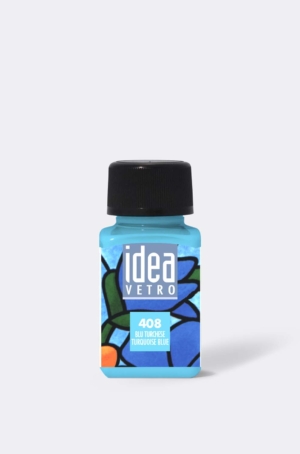 IDEA VETRO 60 ML 408 BLU TURCHESE