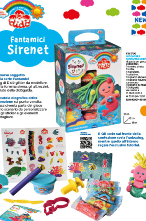 DIDO' GIOCACREA SIRENET GLITTER
