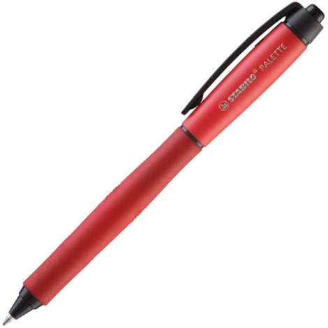 STABILO - PENNA ROLLER A SCATTO PALETTE TRATTO F 0,4 mm ROSSO