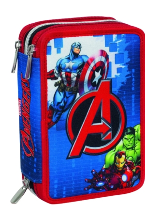 ASTUCCIO 3 ZIP  COMPLETO  AVENGERS EARTH'S MIGHTIEST HEROES