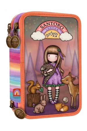 ASTUCCIO 3 ZIP COMPLETO SANTORO GORJUSS BE KIND TO ALL CREATURES
