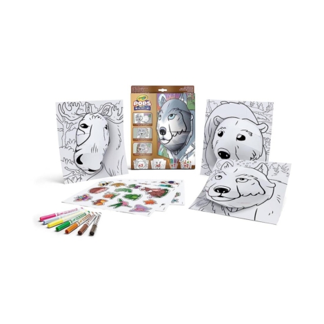 SET ATTIVITA' 3D CRAYOLA POPS - NATURA SELVAGGIA