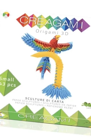 CREAGAMI ORIGAMI 3D PAPPAGALLO - 249 PEZZI