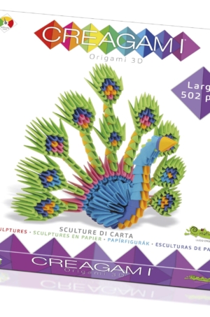 CREAGAMI ORIGAMI 3D PAVONE -502 PEZZI