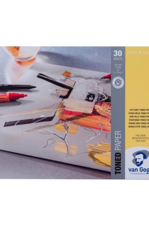 CARTA COLORATA VAN GOGH - CITY GREY A3 30 FOGLI