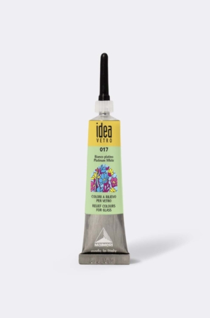 IDEA VETRO - COLORI A RILIEVO  017- BIANCO PLATINO