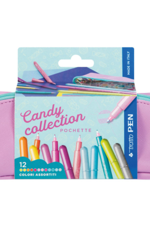 POCHETTE M CON 12 TRATTO CANDY COLLECTION FILA