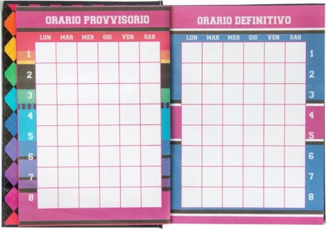 DIARIO SCUOLA RAINBOW HIGH STANDARD 12 MESI -BLU