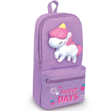 LEBEZ - ASTUCCIO  BUSTINA IN TESSUTO DOPPIO SCOMPARTO SACCUCCIOLI SQUISHY