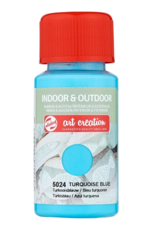 VERNICE PER INTERNO ED ESTERNO 50ml  -  5024 TURQUOISE BLUE