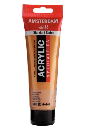 ACRILICO AMSTERDAM COLORI SPECIALI  120ML  803 - ORO SCURO