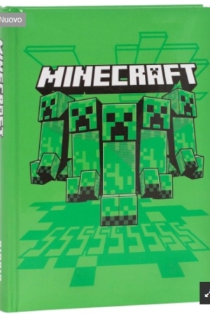 DIARIO NON DATATO MINECRAFT 12 MESI 2024/2025 VERDE