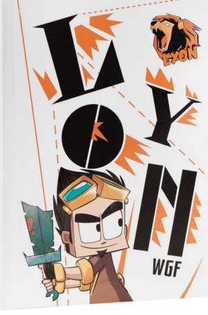 DIARIO NON DATATO LYON GAMER 12 MESI GIORNALIERA BIANCO