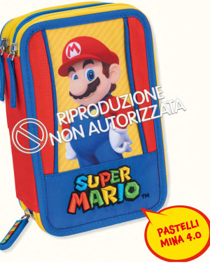 ASTUCCIO 3 ZIP SUPERMARIO
