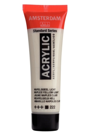 ACRILICO AMSTERDAM SERIE STANDARD 120ML  222 - GIALLO NAPOLI CHIARO