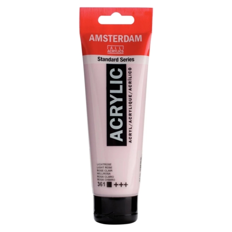 ACRILICO AMSTERDAM SERIE STANDARD 120ML  361 - ROSA CHIARO