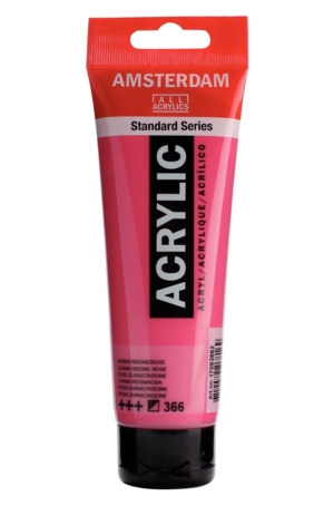 ACRILICO AMSTERDAM SERIE STANDARD 120ML  366 - ROSA QUINACRIDONE
