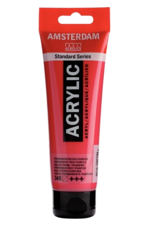 ACRILICO AMSTERDAM SERIE STANDARD 120ML  348 - ROSSO P. PORPORA
