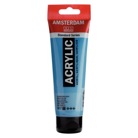 ACRILICO AMSTERDAM SERIE STANDARD 120ML  517 - BLU REALE