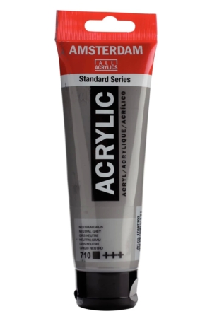 ACRILICO AMSTERDAM SERIE STANDARD 120ML  710 - GRIGIO NEUTRO