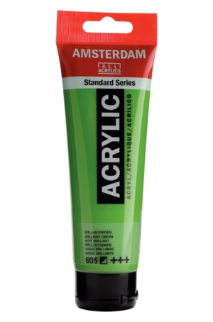 ACRILICO AMSTERDAM SERIE STANDARD 120ML  605 - VERDE BRILLANTE