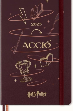 AGENDA GIORNALIERA 2025 MOLESKINE LARGE HARRY POTTER SPELLS COLLECTION
