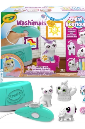 WASHIMALS PETS SPRAY BOUTIQUE SPRUZZA COLORA LAVA E RICOLORA CRAYOLA